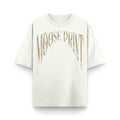 The Moose Print OFFWHITE Oversized Heavyweight 240GSM T-Shirt showcasing a bold graphic design on a soft cotton fabric.