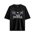Panjab Black X Risen Retro  Oversized heavyweight French Terry 240GSM T-Shirt - risenretro