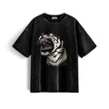 Tiger Roar X RisenRetro Acid washed French Terry 240 GSM - risenretro