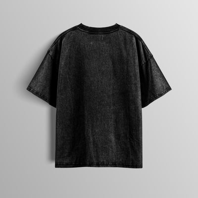 The Moose Print Acid Wash Oversized T-Shirt