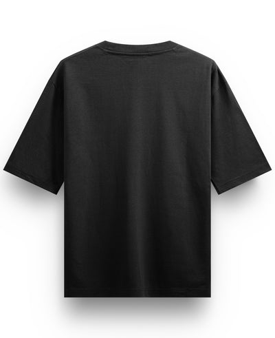 Panjab Black X Risen Retro  Oversized heavyweight French Terry 240GSM T-Shirt - risenretro
