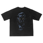 Black Panther Drop Shoulder Tee X RisenRetro®️ - risenretro