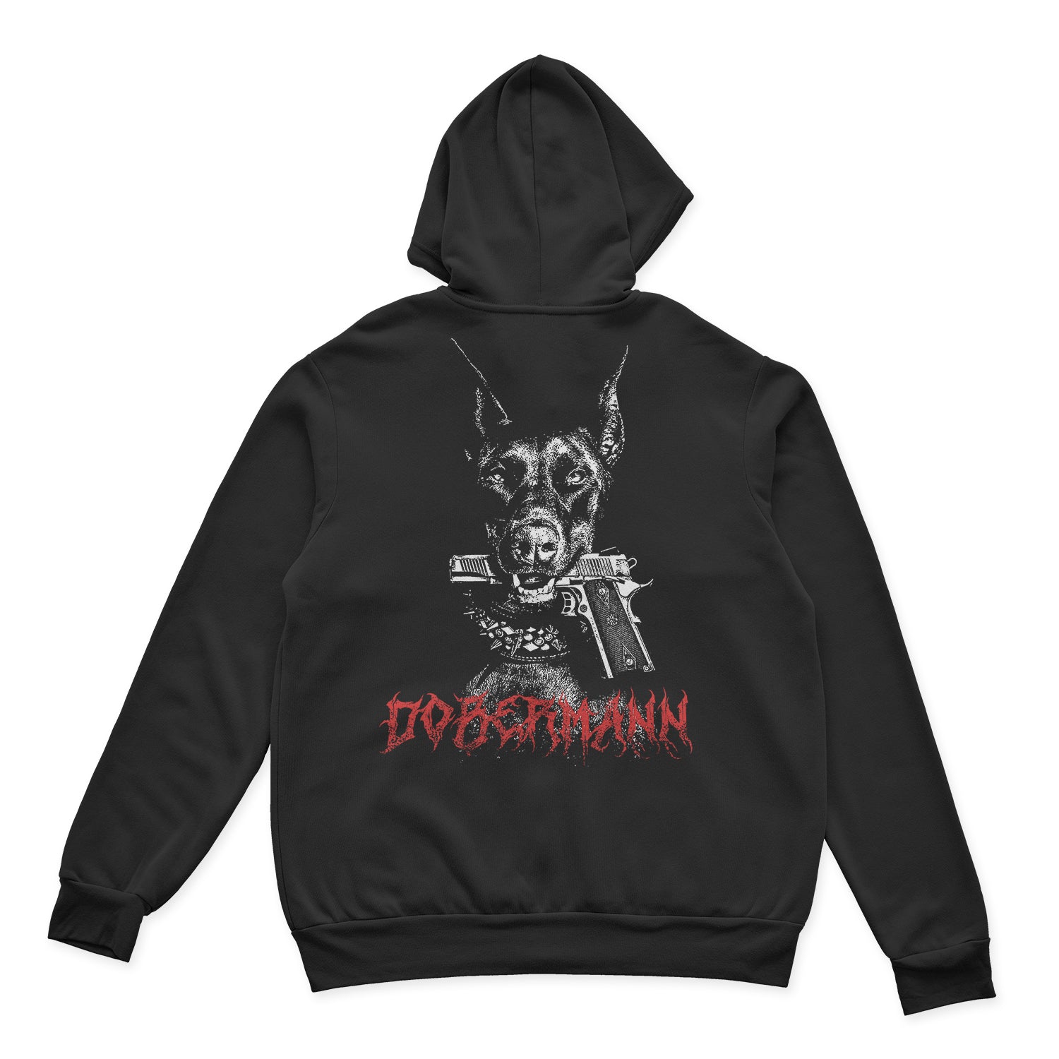 Dobermann hoodie X Risen Retro 380GSM Hoodie - risenretro