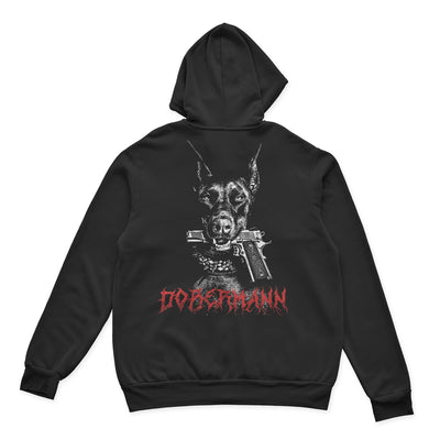 Dobermann hoodie X Risen Retro 380GSM Hoodie - risenretro