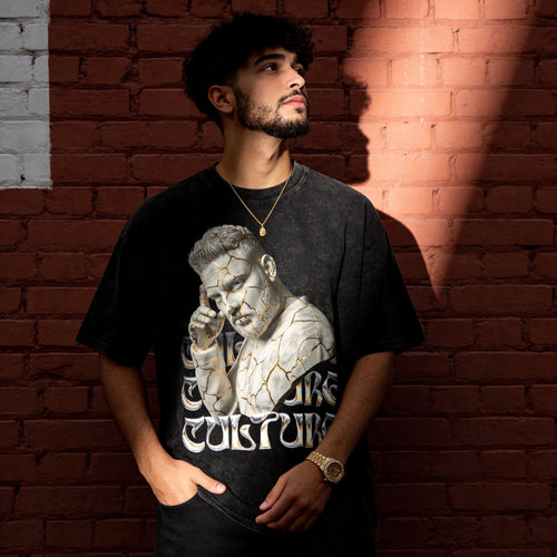 Aujla Culture X RisenRetro Oversized Heavyweight 240GSM T-Shirt - risenretro