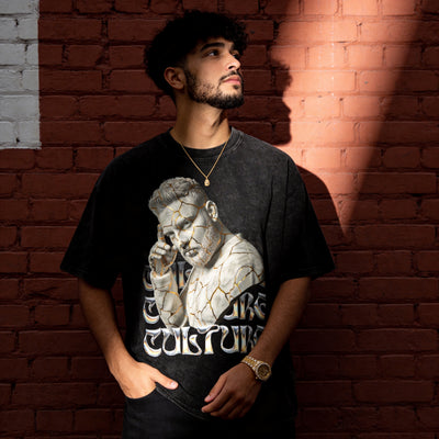 Aujla Culture X RisenRetro Oversized Heavyweight 240GSM T-Shirt - risenretro