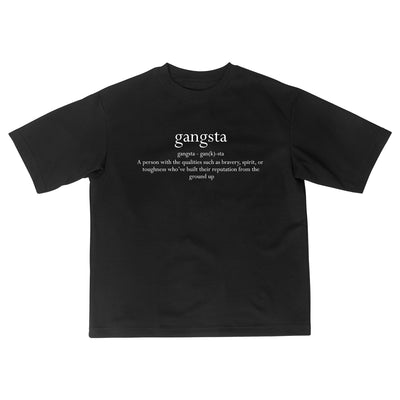 Gangsta Drop Shoulder Tee X RisenRetro®️ - risenretro