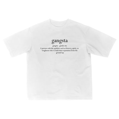 Gangsta Drop Shoulder Tee X RisenRetro®️ - risenretro