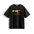 Make Moves Acid Wash X RisenRetro Oversized Heavyweight 240GSM T-Shirt - risenretro