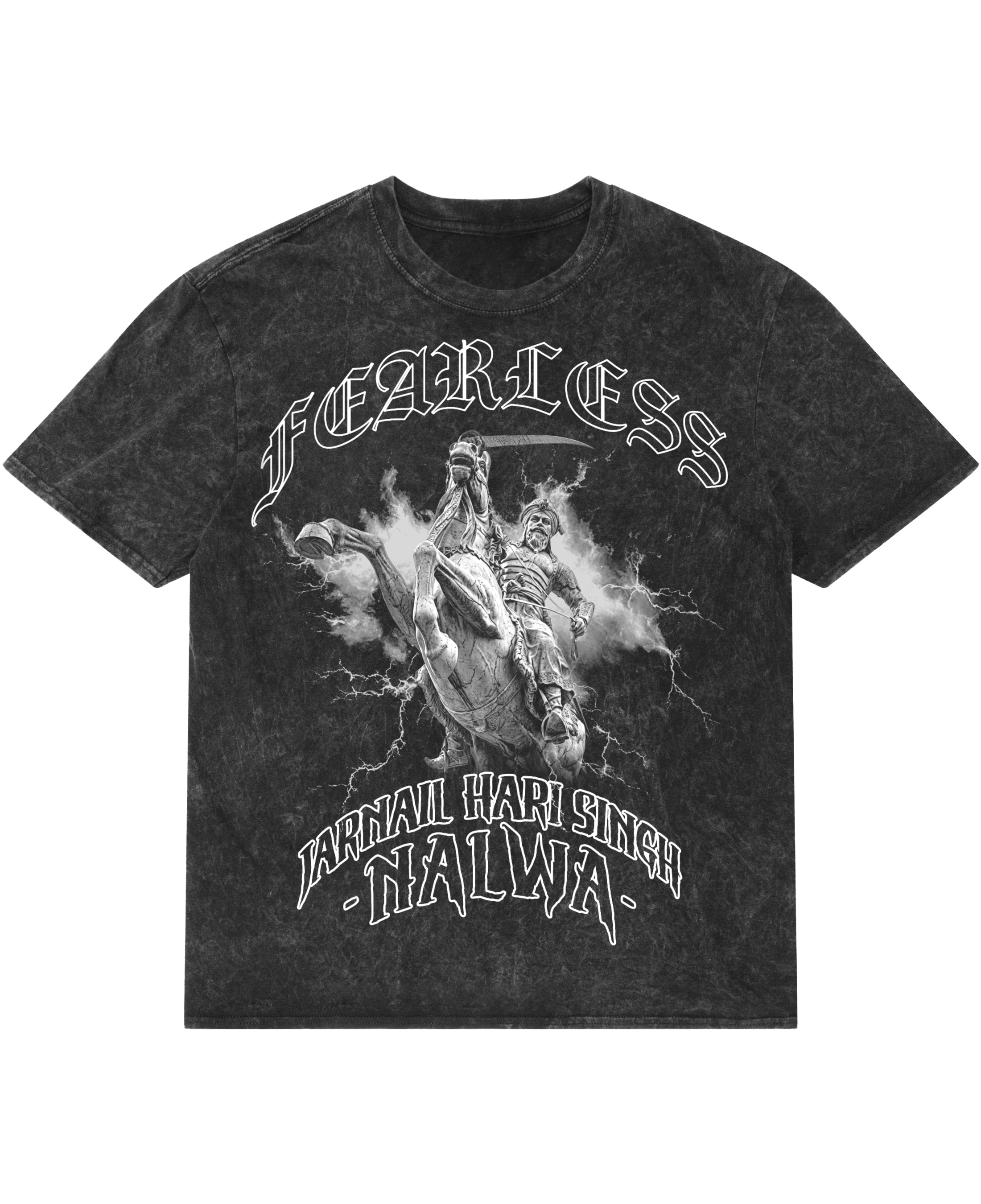 Acidwash Oversized T-shirt Front Design
