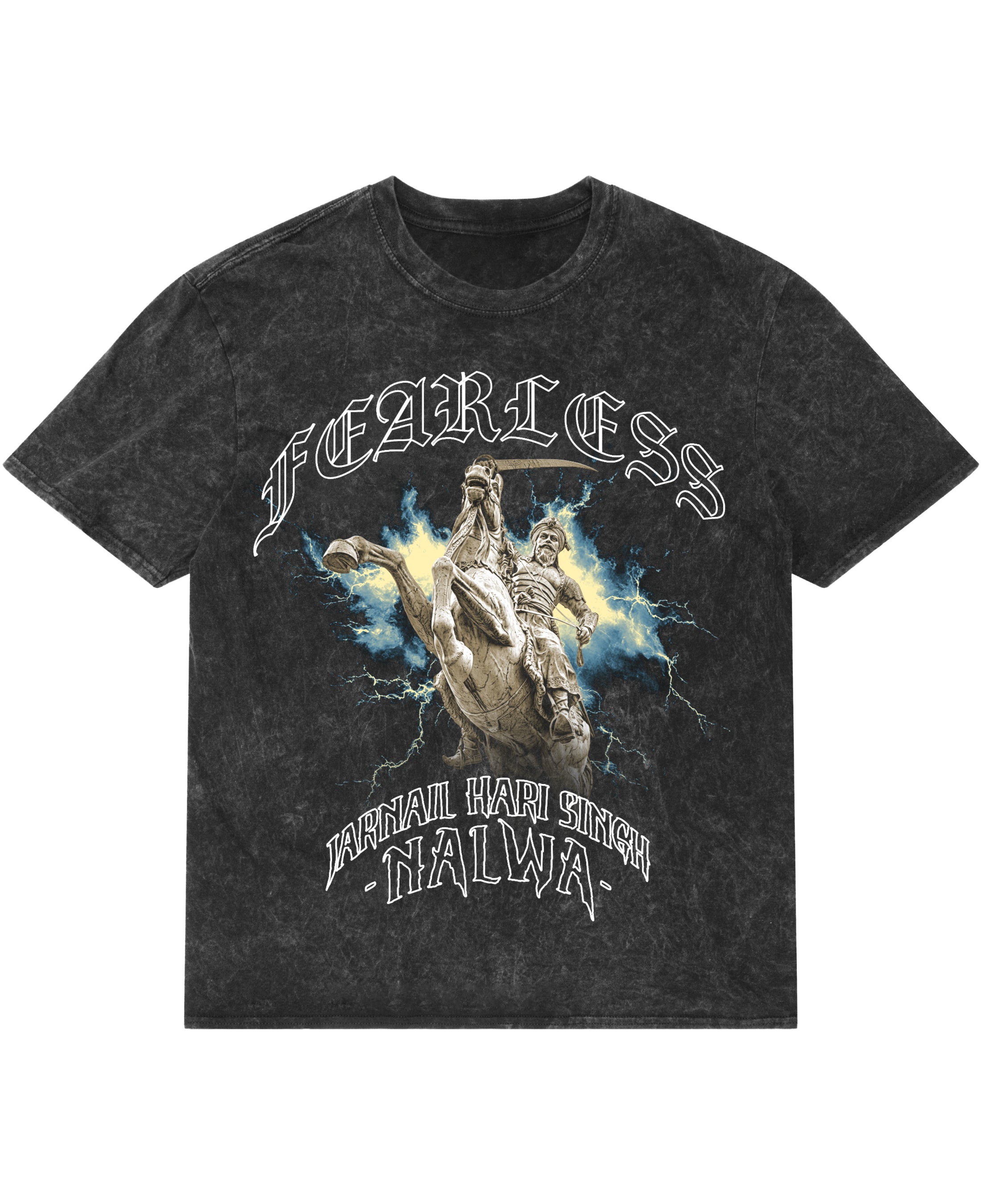 Acidwash Oversized T-shirt Front Design