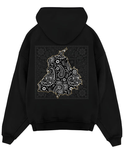 Black Oversized Hoodie Back Design