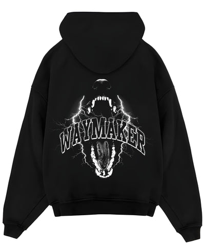 Black Oversized Hoodie Back Design