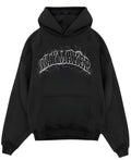Black Oversized Hoodie Front Design