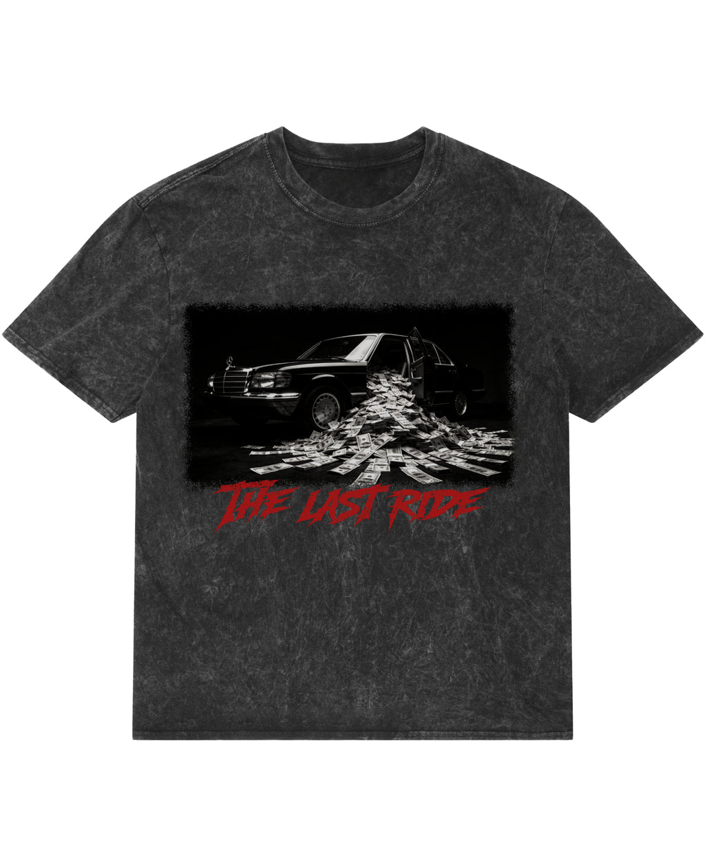 Acidwash Oversized T-shirt Front Design