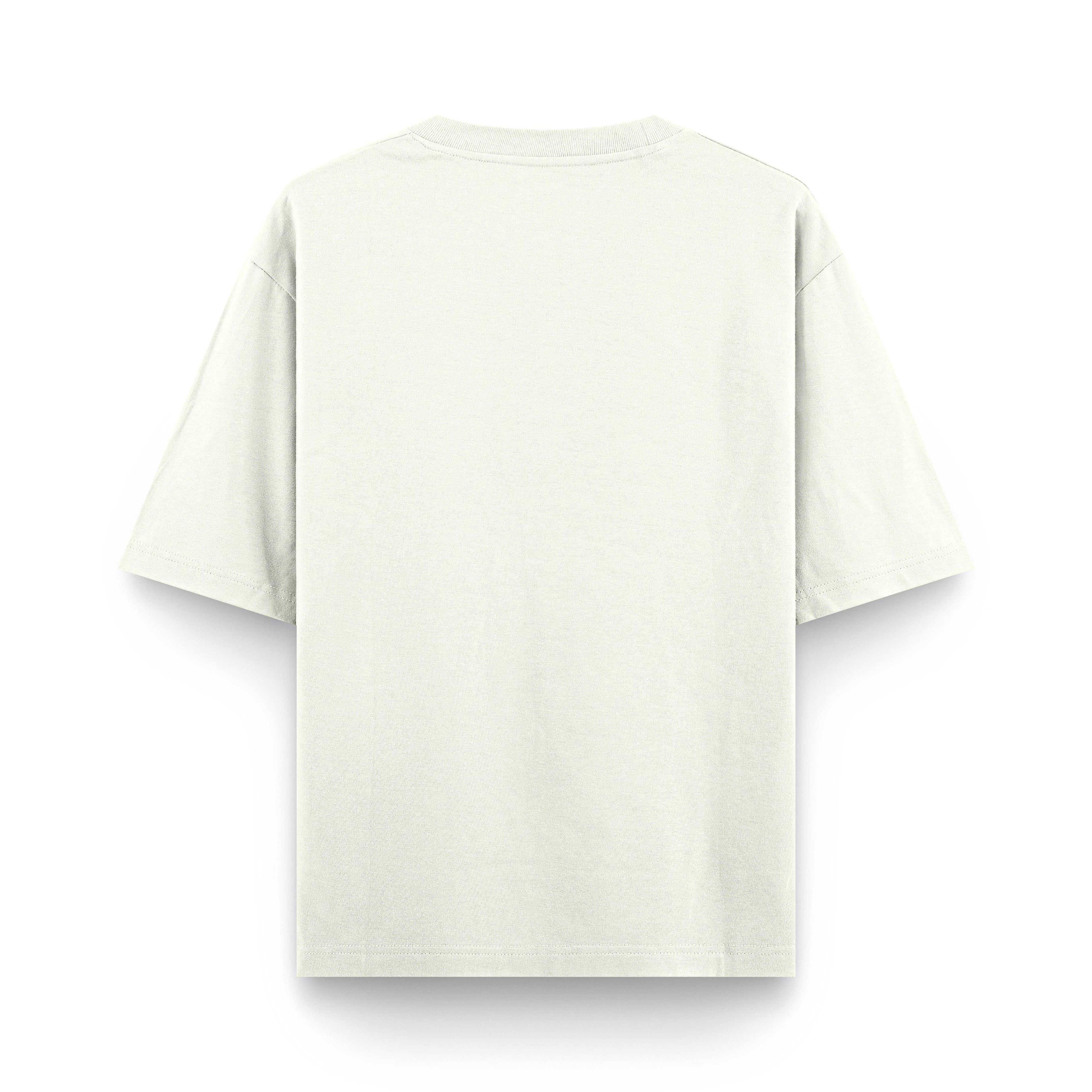 Dream Big OFFWHITE X RisenRetro Oversized Heavyweight French Terry 240GSM T-Shirt - risenretro