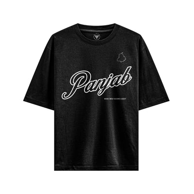 Panjab Legacy X RisenRetro Oversized Heavyweight 240GSM T-Shirt - risenretro