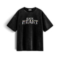 Rich Heart Y2K Acid Washed X Risen Retro Oversized 240GSM T-Shirt - risenretro