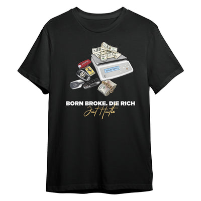 Born Broke Die Rich ! Regular Tee X RisenRetro®️ - risenretro