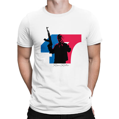 47 Sidhu Moose Wala Silhouette ! Reguar Tee X RisenRetro®️ - risenretro