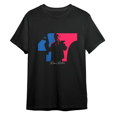 47 Sidhu Moose Wala Silhouette ! Reguar Tee X RisenRetro®️ - risenretro