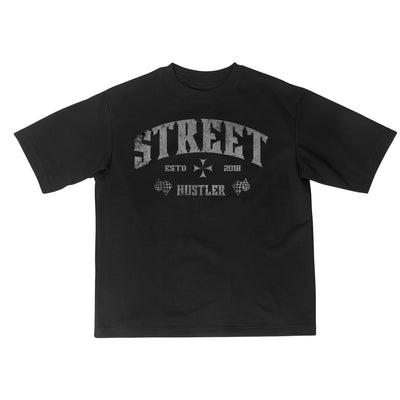 Street  Hustler Drop Shoulder Tee X RisenRetro®️ - risenretro