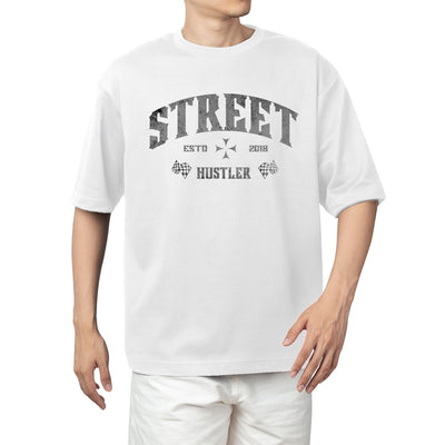 Street  Hustler Drop Shoulder Tee X RisenRetro®️ - risenretro