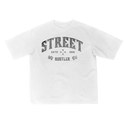 Street  Hustler Drop Shoulder Tee X RisenRetro®️ - risenretro